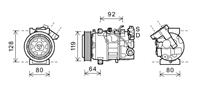 renault Compressor, airconditioning
