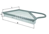 Mahle Luchtfilter LX1091