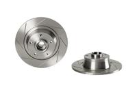 Remschijf BEARING DISC LINE BREMBO, Remschijftype: Massief, u.a. für Renault