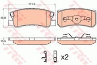 mitsubishi Remblokken set