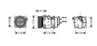 peugeot AIRCO COMPRESSOR -02 1.4 Hdi