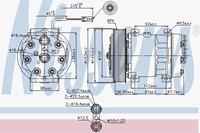 nissan Compressor, airconditioning