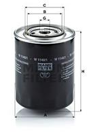 Ölfilter | MANN-FILTER (W 1140/1)