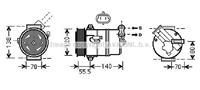 opel Compressor, airconditioning