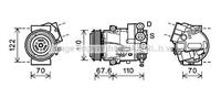 opel Compressor, airconditioning