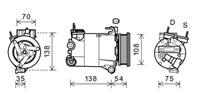 Volvo Compressor, airconditioning