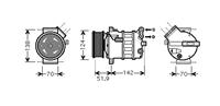 Alfa COMPRESSOR 1.9 / 2.0 JTD 8v &16v HANDGESCHAKELD