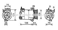 Volvo Compressor, airconditioning