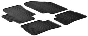 Rubbermatten voor Hyundai Accent / Kia Rio 2005- (T profiel 4-delig)