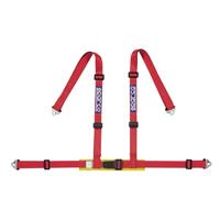 Harness with 4 fastening points Sparco Lap Rein (FÃrg: RÃ¶d)