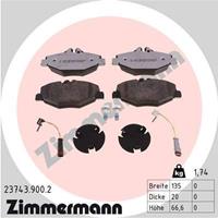 mercedes Remblokkenset Low-Dust 237439002