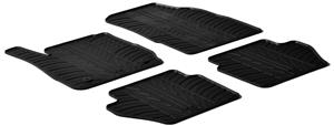 Rubbermatten voor Ford Fiesta VII 2008- (T profiel 4-delig + montageclips)