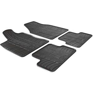 Rubbermatten voor BMW 3-Serie E46 1998-2005 (T profiel 4-delig + montageclips)