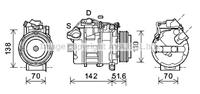bmw Compressor, airconditioning