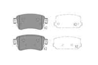 citroen Kavo Parts Remblok