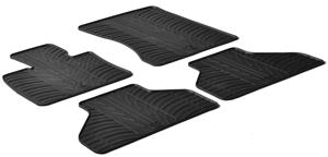 Rubbermatten voor BMW X5 2006-2012 (T profiel 4-delig + montageclips)