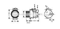 mercedes-benz Compressor, airconditioning
