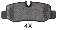 mercedes-benz Remblokken set