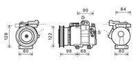 kia Compressor, airconditioning