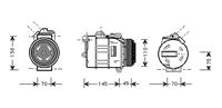 bmw AIRCO COMPRESSOR 330D PV5 (Zie Foto)