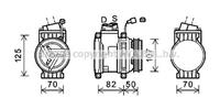 chevrolet Compressor, airconditioning