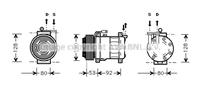 Alfa Compressor, airconditioning