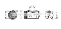 Volkswagen Compressor, airconditioning