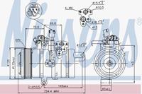 Airconditioning compressor NISSENS 89607