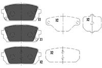 kia Remblokken set