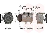 hyundai Compressor, airconditioning