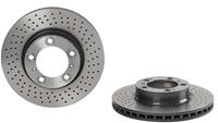 COATED DISC LINE BREMBO, Remschijftype: Geperforeerd / Geventileerd, u.a. für Porsche