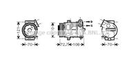 opel Compressor, airconditioning