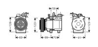 hyundai COMPRESSOR TRAJET 20i 02-08