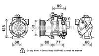 Toyota Compressor, airconditioning