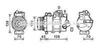 Volkswagen Compressor, airconditioning