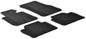 Rubbermatten voor BMW 3 serie F30/F31 2012- (T profiel 4-delig + montageclips)