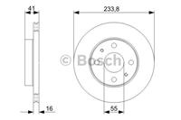 daihatsu Remschijf voor BD1196