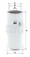 Filter, werkhydrauliek MANN-FILTER WD 14 004