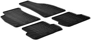 Rubbermatten voor Audi A4 8E 2001-2008 / Seat Exeo (T profiel 4-delig + montageclips)