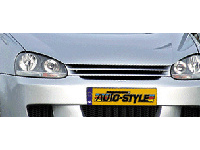 Embleemloze Grill Volkswagen Golf V 2003-2008 excl. GTi/R32