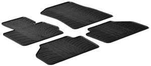 Rubbermatten voor BMW X3 2010- (T profiel 4-delig + montageclips)