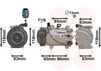 kia Compressor, airconditioning