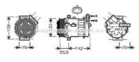 opel Compressor, airconditioning