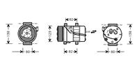 Volvo AIRCO COMPRESSOR -98 Essence