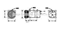 citroen Compressor, airconditioning