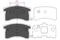 daihatsu Remblokken set