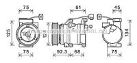 mazda Compressor, airconditioning