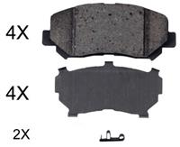 jeep Remblokken set