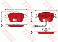 seat Remblokken set