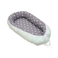 Ullenboom Babynest & Cocoon Mint Grau 55 x 95 cm